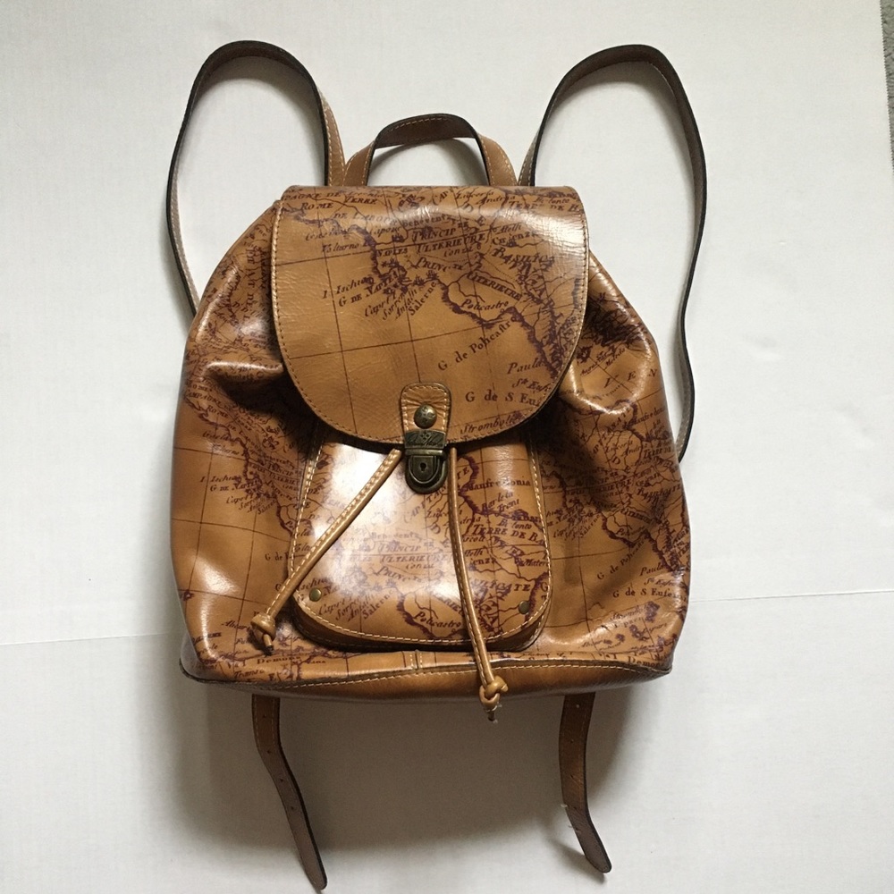 Patricia Nash Map Print Backpack